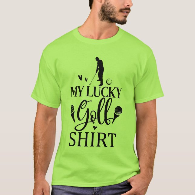 Cool tur Golf ordkonst  T Shirt (Framsida)