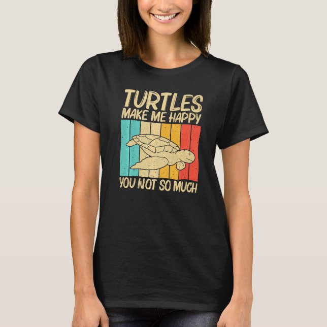 Cool Turtle For Men Women Sea Turtle Aquatic Anima T Shirt (Framsida)