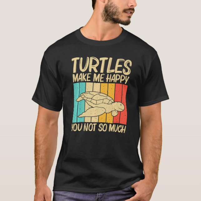Cool Turtle For Men Women Sea Turtle Aquatic Anima T Shirt (Framsida)