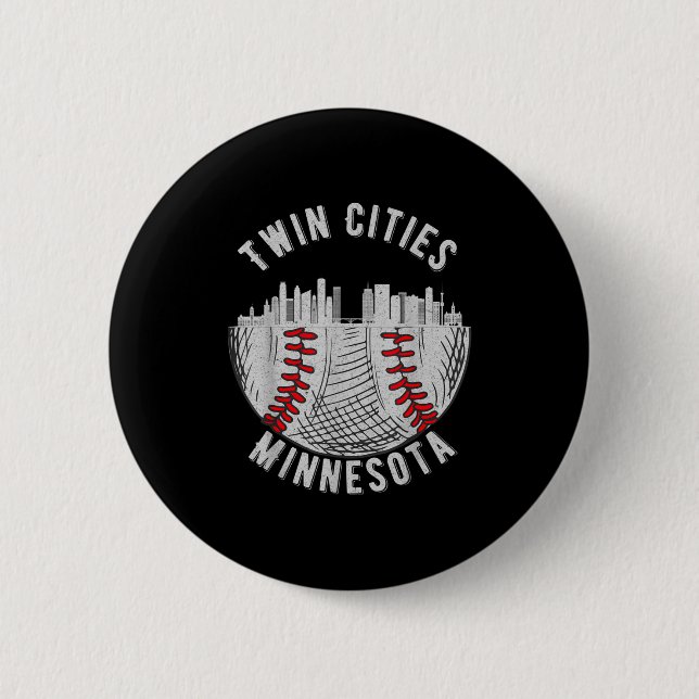 Cool Twin Cities Minnesota Mn Baseboll Skyline St  Knapp (Framsida)