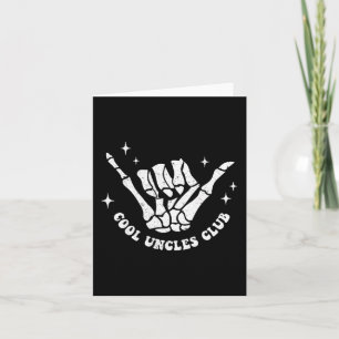 Cool Uncles Club Farbror Cke Födelsedag Fars Dag Kort