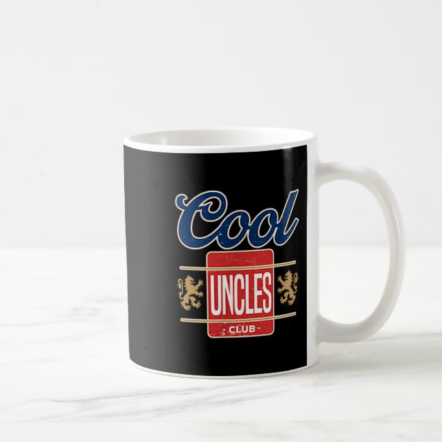 Cool Uncles Club For New Uncle Father's Day Uncle  Kaffemugg (Höger)