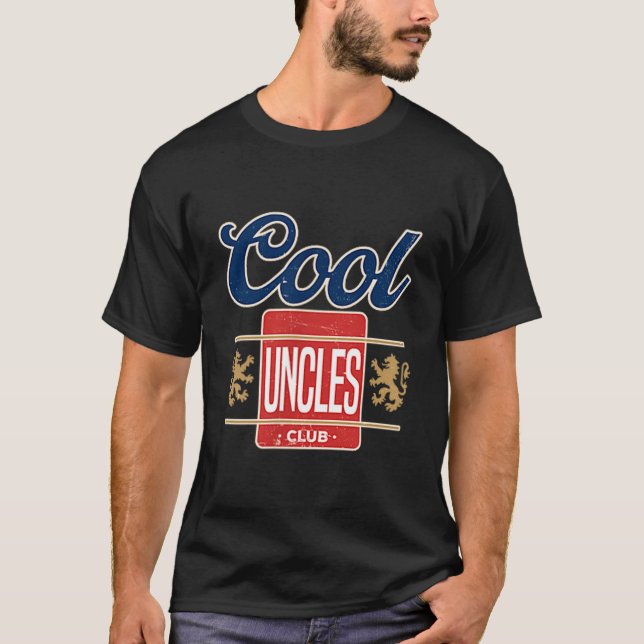 Cool Uncles Club For New Uncle Father's Day Uncle  T Shirt (Framsida)