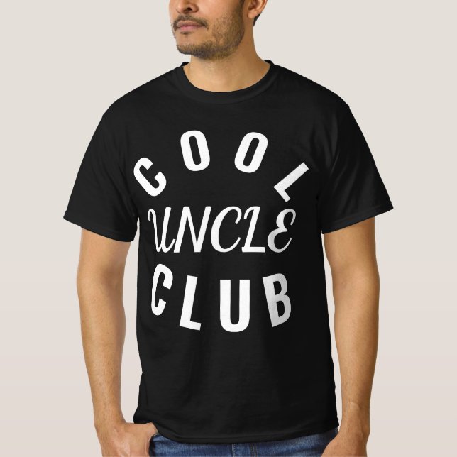 Cool Uncles Club Funny Family T-Shirt Gift (Framsida)