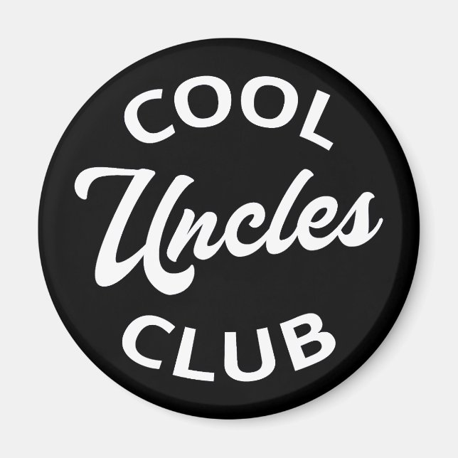 Cool Uncles Club I Magnet (Framsidan)