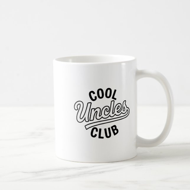 Cool Uncles Club Uncle Ever Funny Cket Fathers Day Kaffemugg (Höger)