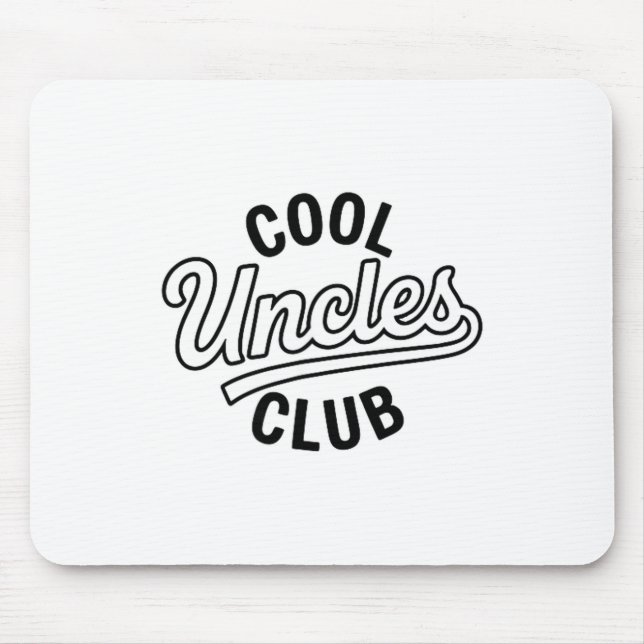 Cool Uncles Club Uncle Ever Funny Cket Fathers Day Musmatta (Framsidan)