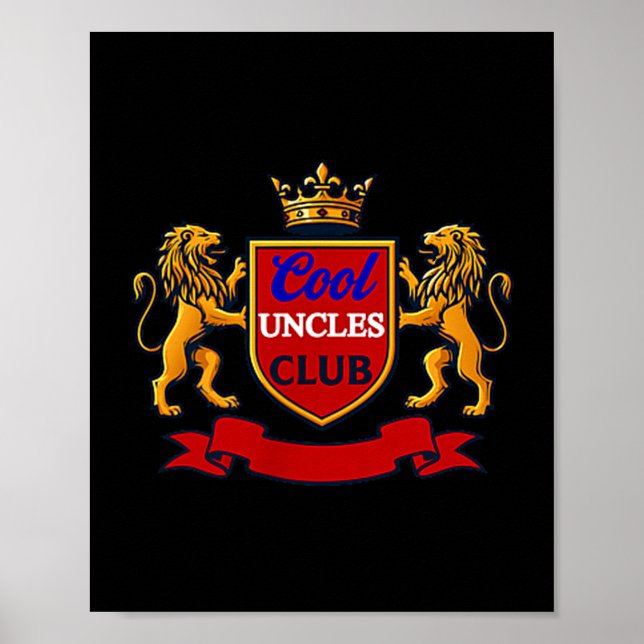 Cool Uncles Club Uncle Ever Funny Cket Funny Uncle Poster (Framsidan)