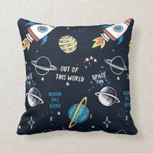 Cool vacker rymdastronaut kudde