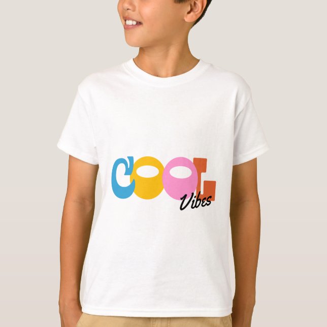 Cool Vibes Barn T-Shirt (Framsida)