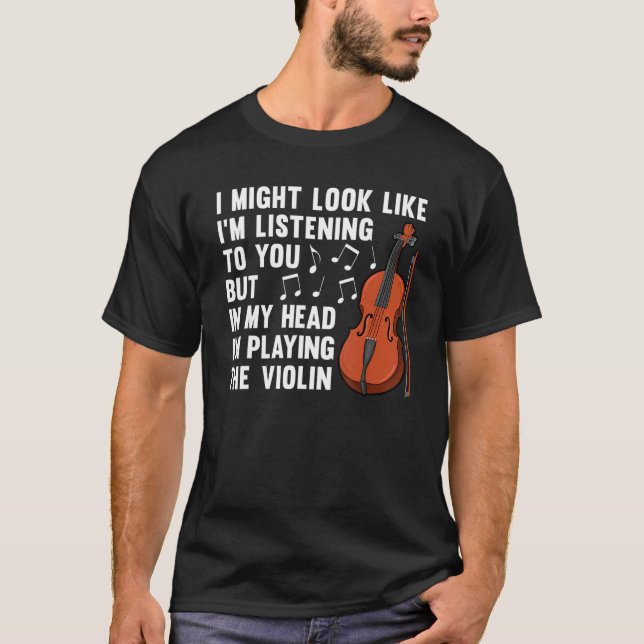Cool Violin For Men Women Violinist Player Viola C T Shirt (Framsida)