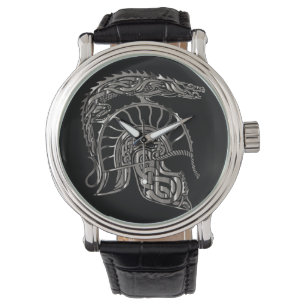 Cool Warrior Metallic Drakhuvudbonad Armbandsur