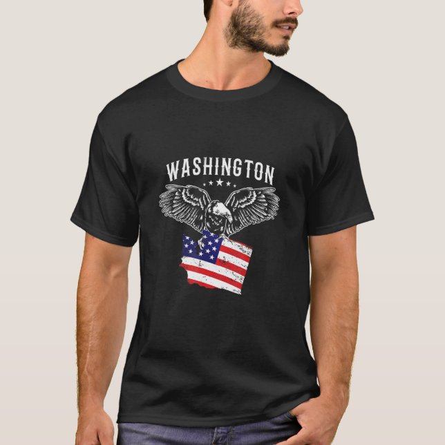 Cool Washington State 3 T Shirt (Framsida)