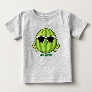 Cool Watermelon Sunglasses Cartoon Graphic T Shirt