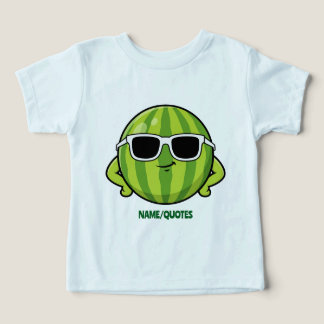 Cool Watermelon Sunglasses Cartoon Graphic T Shirt