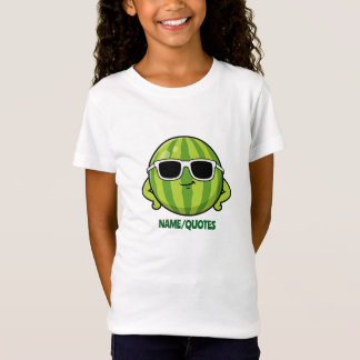 Cool Watermelon Sunglasses Cartoon Graphic T Shirt
