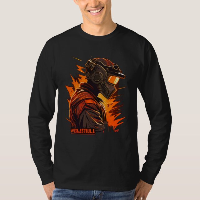 Cool Welder Face T Shirt (Framsida)