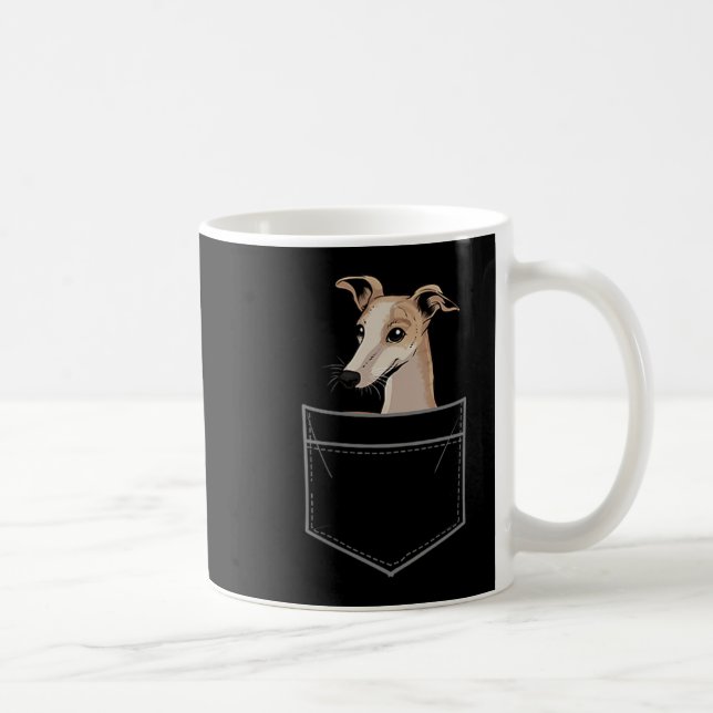 Cool Whippet Design For Men Women Pet Dog Whippet  Kaffemugg (Höger)