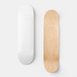 Cool White Create Your Own Skateboard