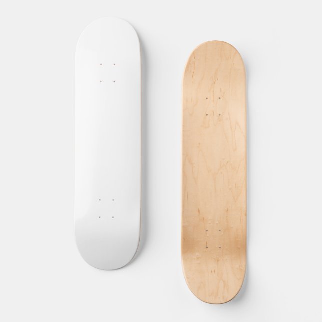 Cool White Create Your Own Skateboard (Framsida)