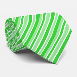 Cool white green stripe pattern slips