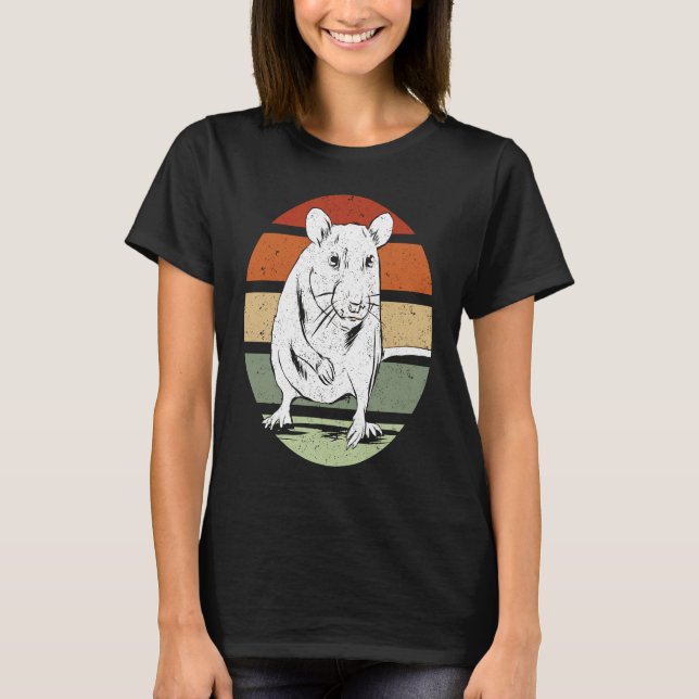 Cool white rat  for rodents and rat friends t shirt (Framsida)