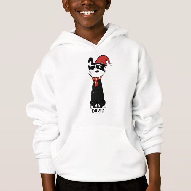 Cool Winter Hund 2 T Shirt (Framsida)