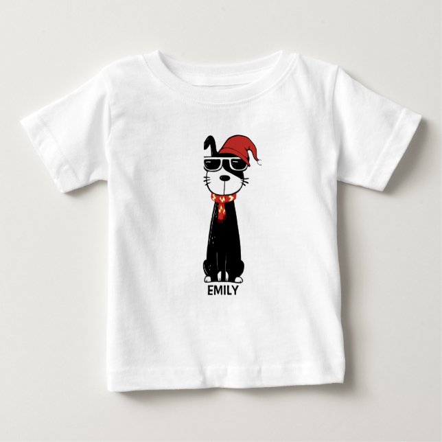Cool Winter Hund 2 T Shirt (Framsida)