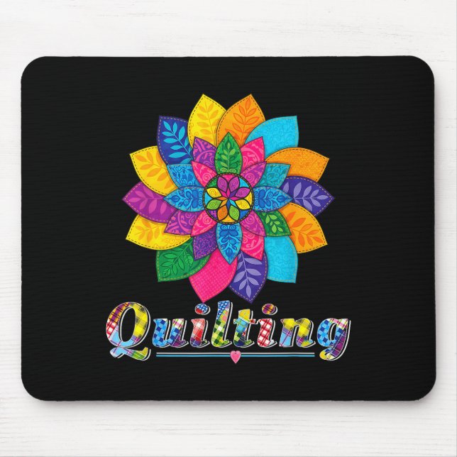 Cool Women Quilting Sewing Love Quilt Patterns Qui Musmatta (Framsidan)