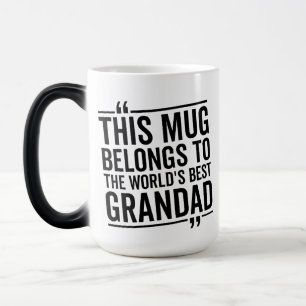 Cool World's Best Grandad, Grandad-födelsedagspres Magisk Mugg