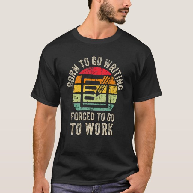 Cool Writing Writer Graphic Writing Write Men Wome T Shirt (Framsida)