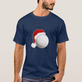Cool Xmas Golf ball fan design Merry Christmas T Shirt