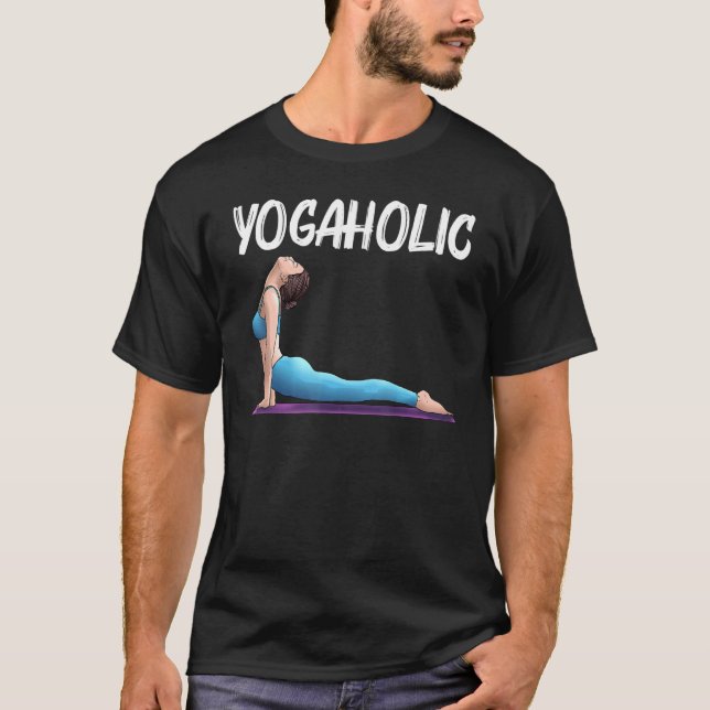 Cool Yoga For Men Women Yogi Physical Exercise The T Shirt (Framsida)