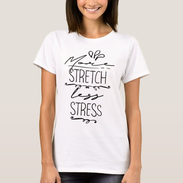 Cool Yoga Training Outfit T Shirt (Framsida)