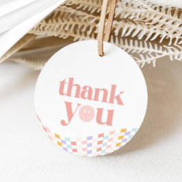 Coola 1 Flickans Lycklig Ansikte-kontrollerade Ret Gåvor Etiketter