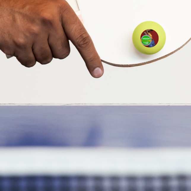 COOLA! 1 Star Ping Pong Boll - Gult - Anpassningsb (Paddla)