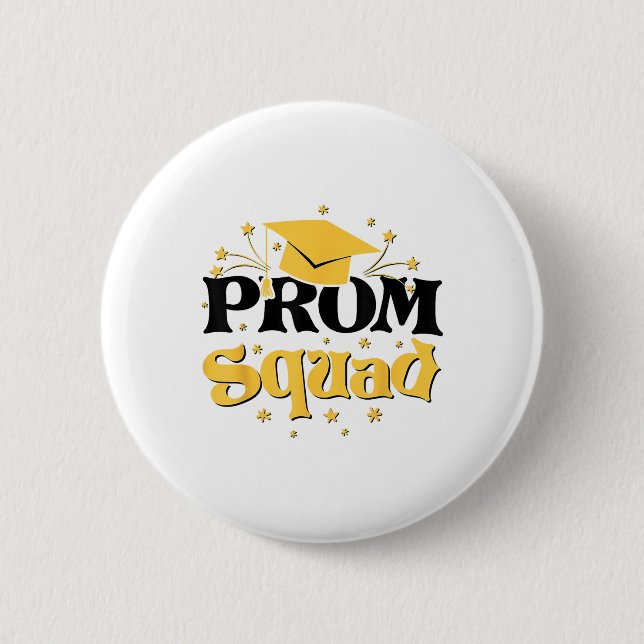 Coola 2025 Prom Squad Cl of 2025 Studenten Matchin Knapp (Framsida)