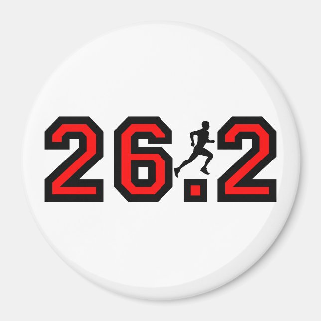 Coola 26.2 maraton magnet (Framsidan)