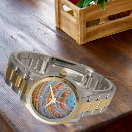 Coola 3-D effekt av trappan Spiral vid Vatikanen Armbandsur