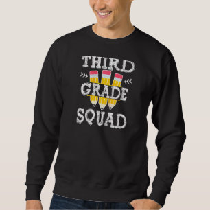 Coola 3:e Klass Squad Team Back to school Graduati Lång Ärmad Tröja