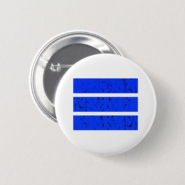 Coola 3 radsymbol | Enhetlighet och harmoniska fär Knapp (Framsida & baksida)