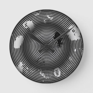 COOLA 3D Modern Abstrakt Art Rund Klocka