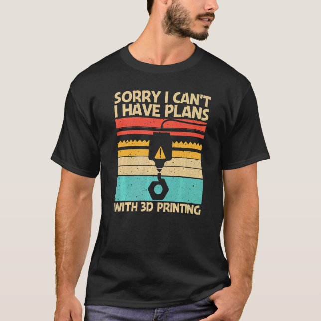 Coola 3D Skriv ut För manar utskrifter av 3D-skriv T Shirt (Framsida)
