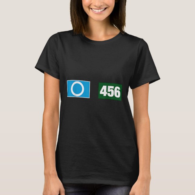 Coola 456 kodnummer O Säg ja Illustration Graphi T Shirt (Framsida)
