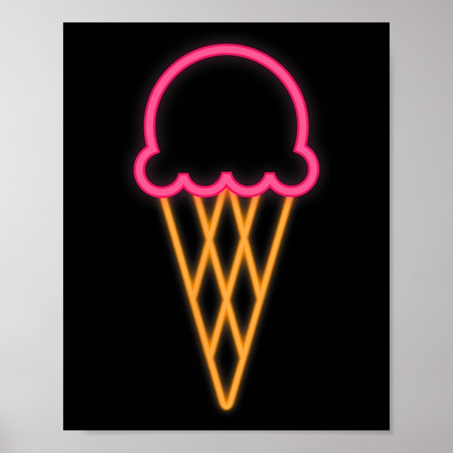 Coola 80: 80:e århundradet Glasgräddgummi: Retro P Poster (Framsidan)