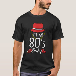 Coola 80 tals Bebis Retro Mode Throwback Kultur Pa T Shirt