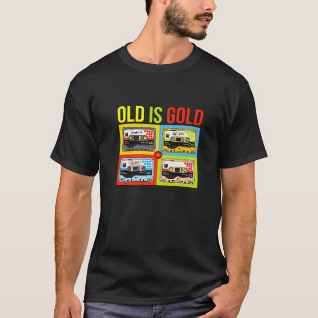 Coola 80'S 90'S Old school-blandad band Graphic Co T Shirt (Framsida)