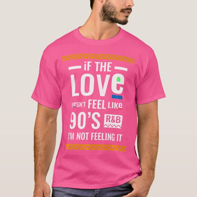 Coola 90s R och B Music Älskare Tee (Framsida)