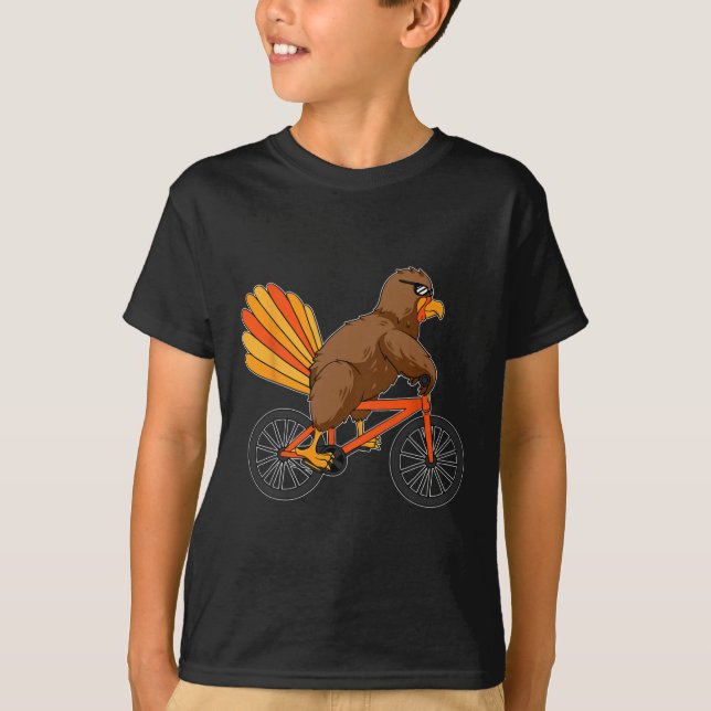 Coola A för Thanksgiving av  för Turkiet T Shirt (Framsida)