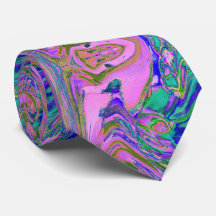 Coola Abstrakt Chartreuse och Shock rosa Groovy Re